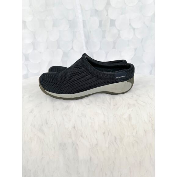 Merrell womens 9 Encore Breeze Blue Mesh slip on Mules comfort walking CLEANED - Picture 2 of 5